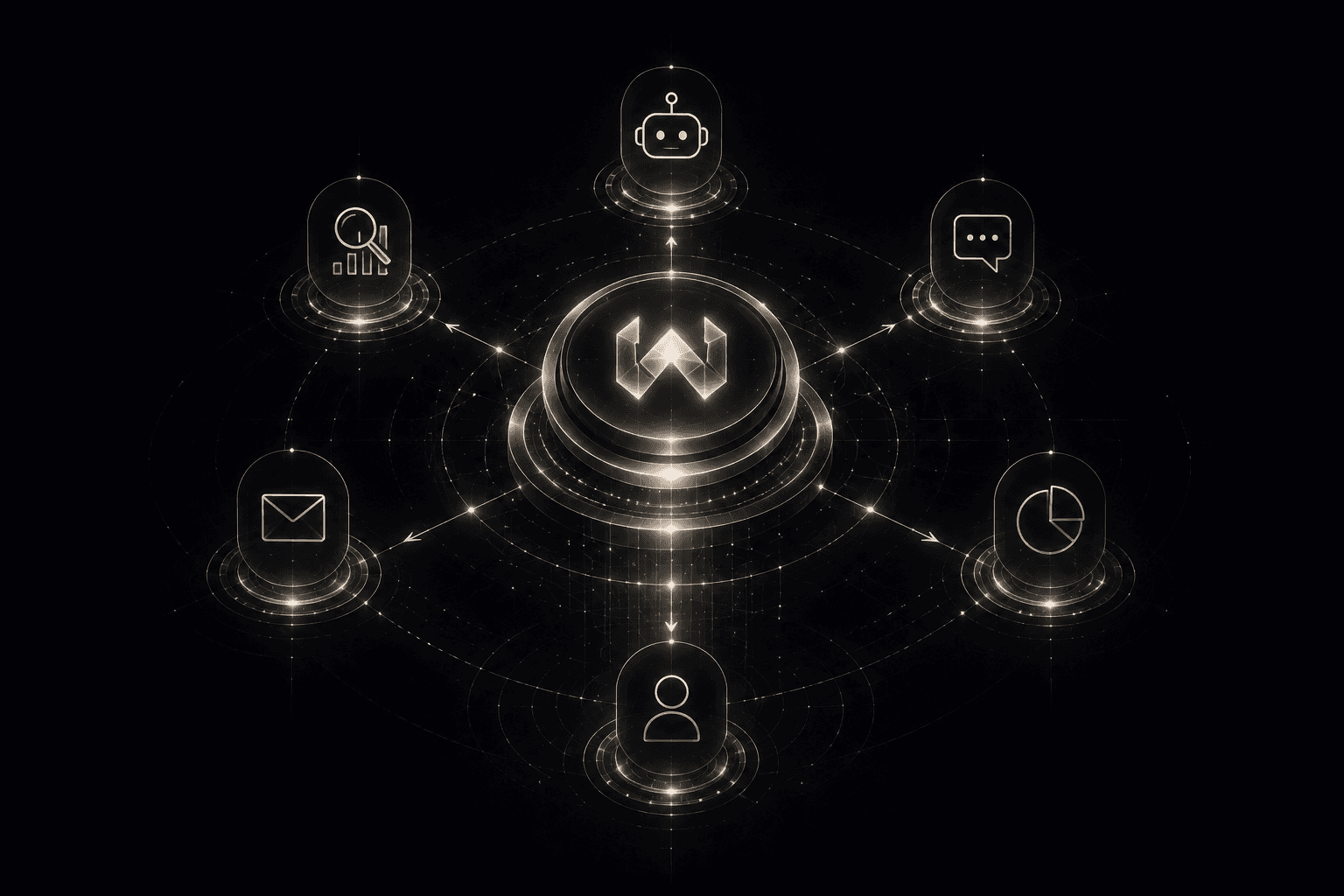 Recommended agents activation visualization