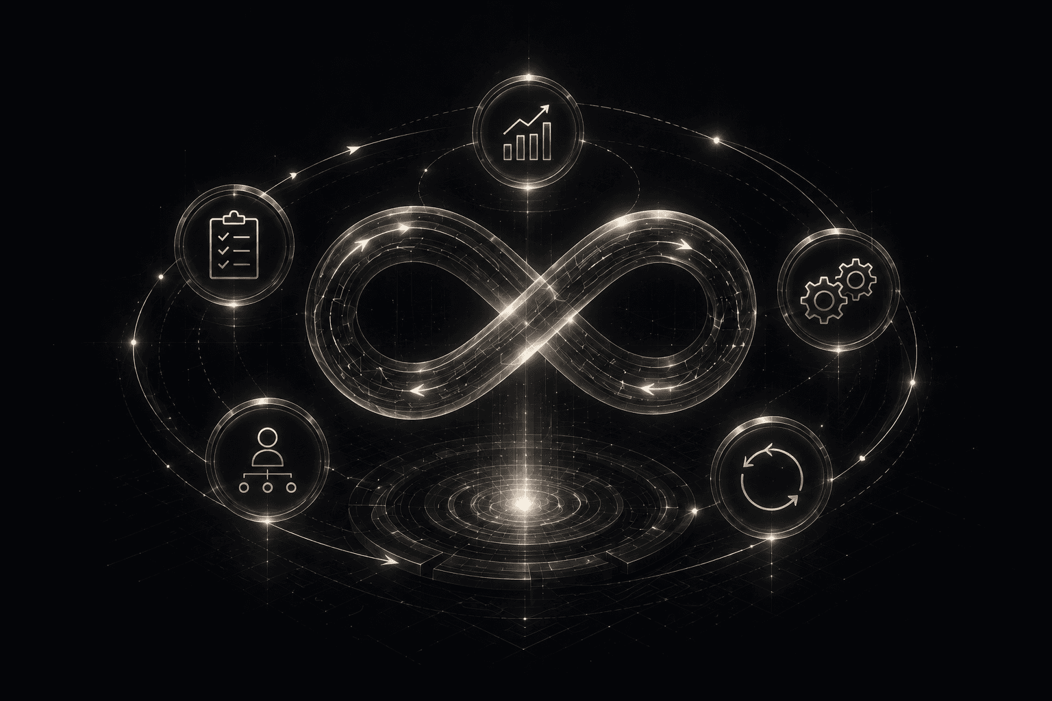 Workflow improvement loop visualization